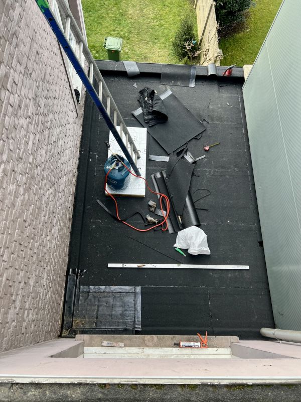 Rubber Roof Leak Repair